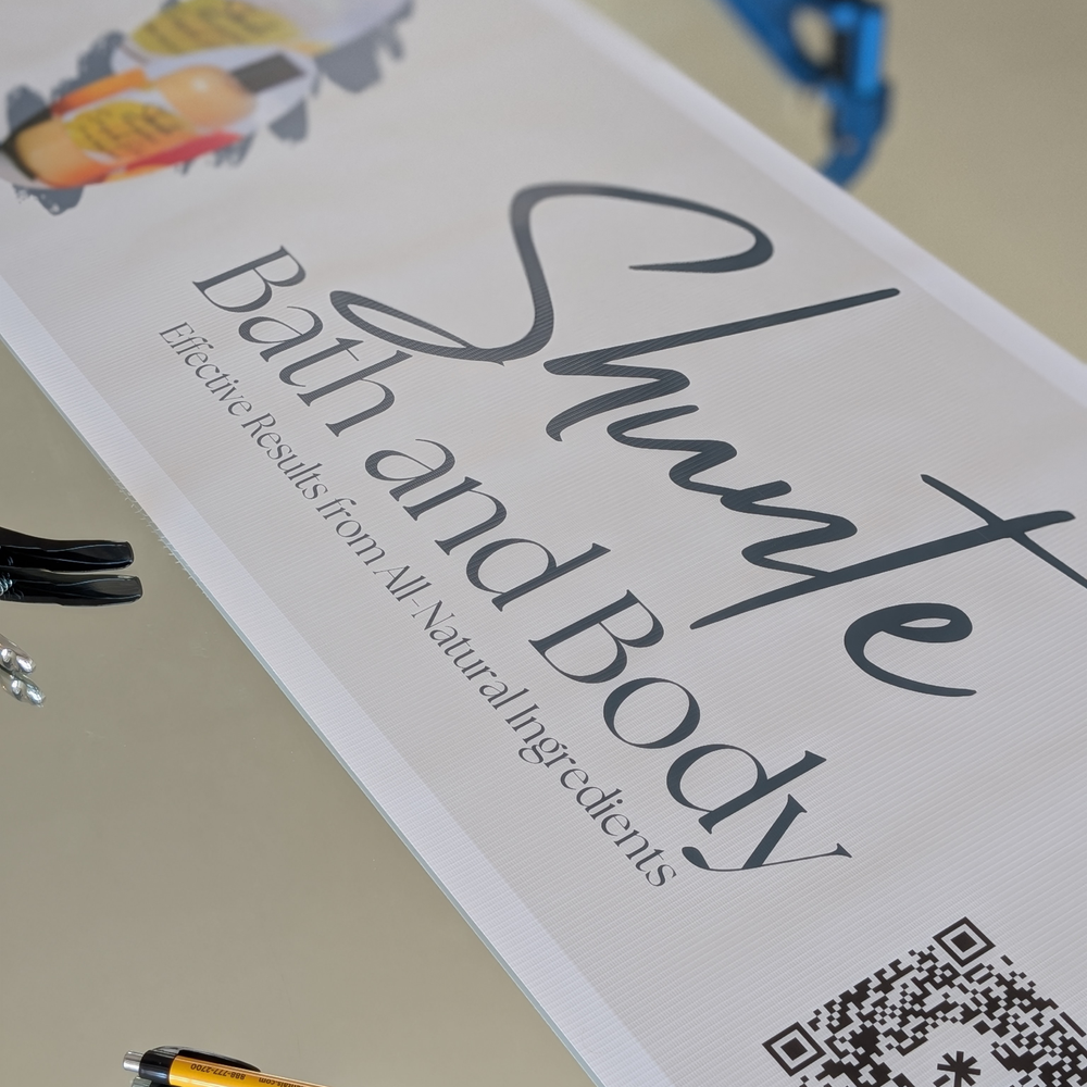 Custom 42" Vinyl Banner